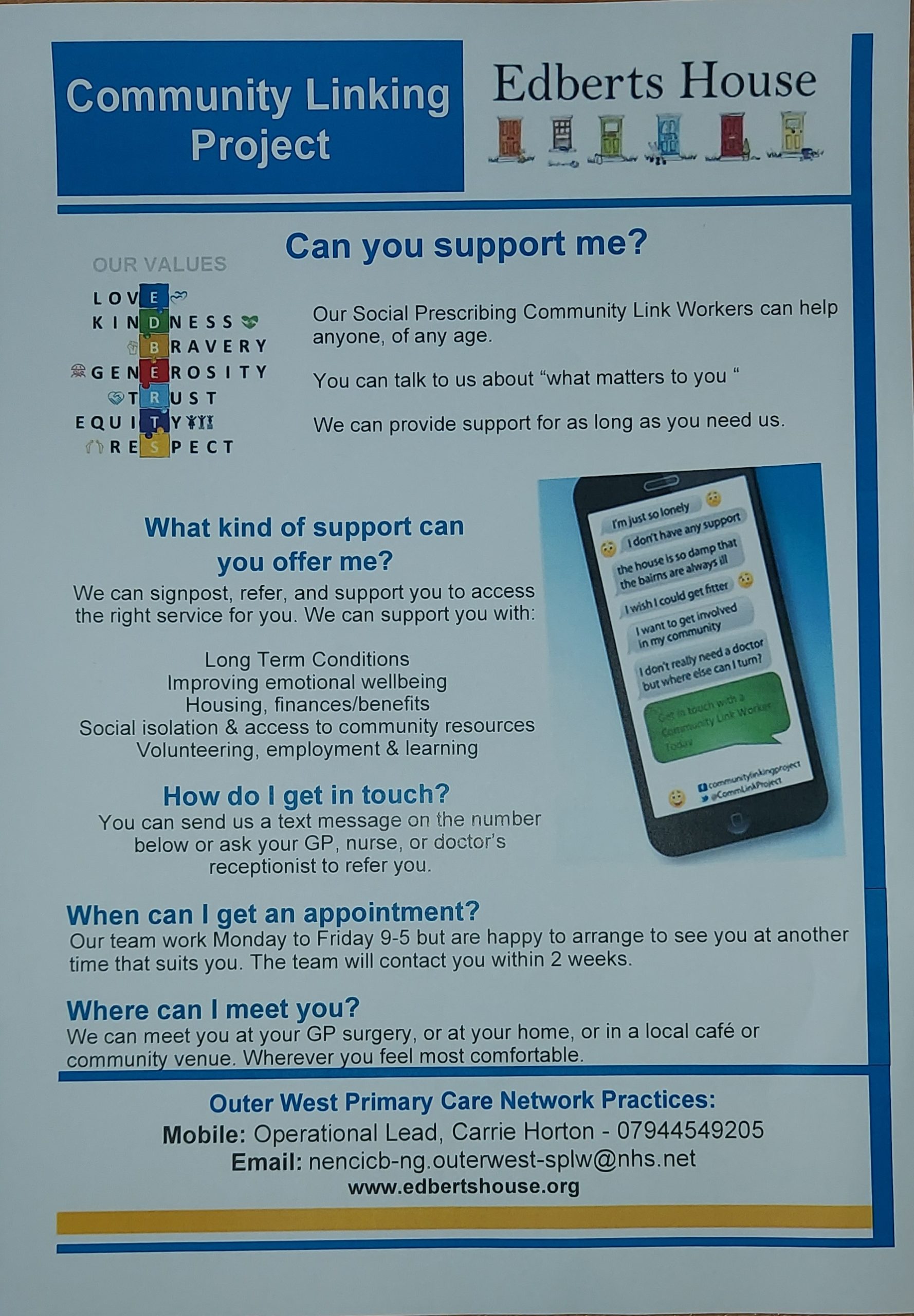Social Prescribing Link workers Hollyhurst Medical Centre